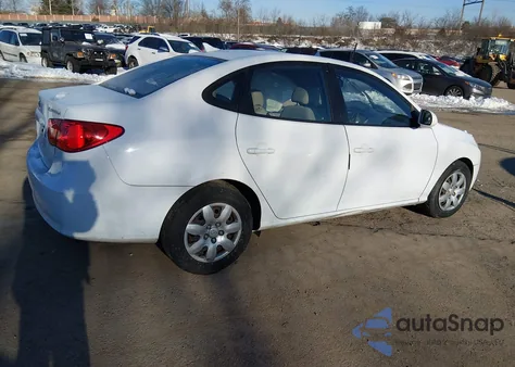 2009 Hyundai Elantra Gls/Se из США, поврежденный, VIN KMHDU46D19U656667